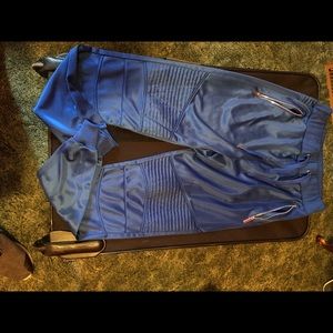 Blue carbon medium joggers